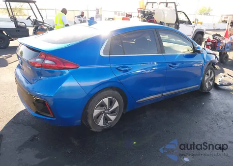 2018 Hyundai Ioniq Hybrid Sel from USA, damaged, VIN KMHC75LC3JU073591
